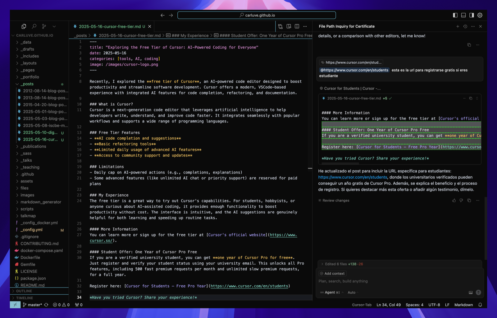 Exploring the Free Tier of Cursor: AI-Powered Coding for Everyone
