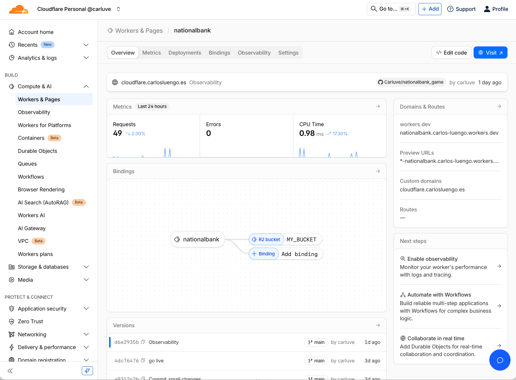 Deploying a Tiny App at the Edge with Cloudflare Workers: My Take