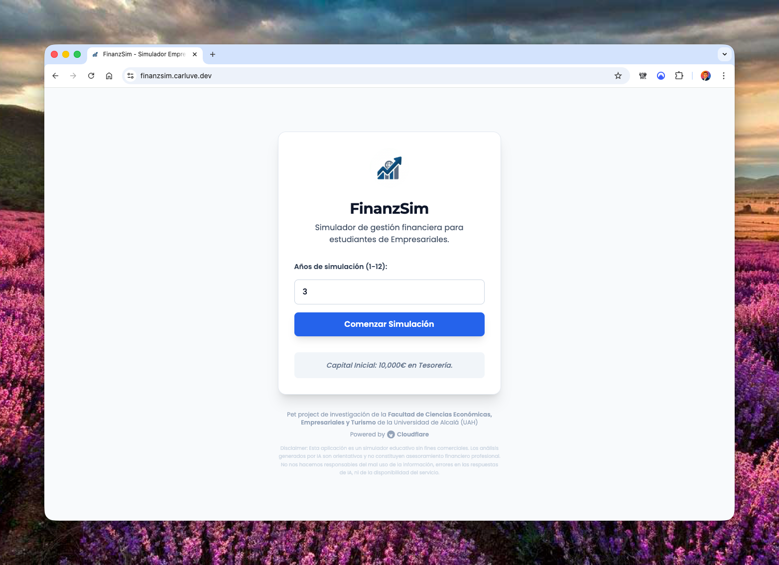 Meet FinanzSim: An Educational Financial Management Simulator